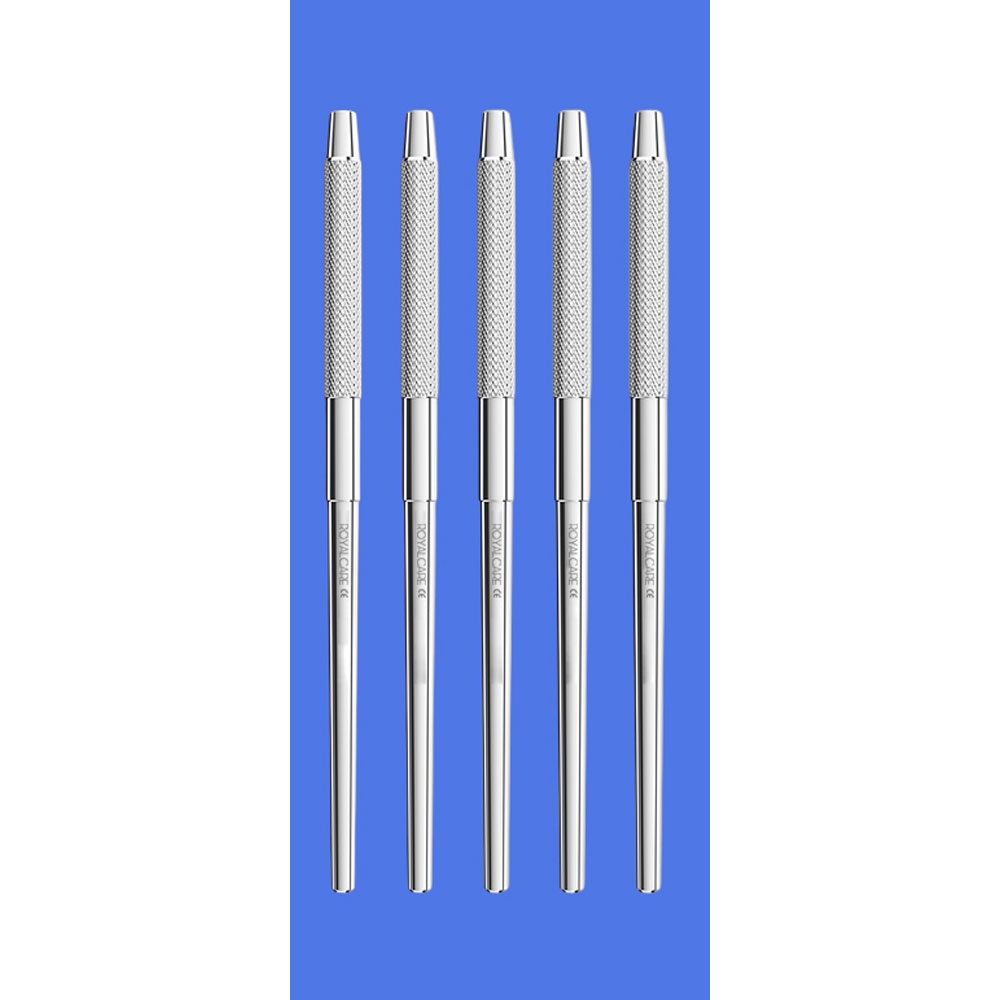 Round Anatomically Shaped Stainless Steel Handle Set Round Anatomically Shaped Stainless Steel Handle Set